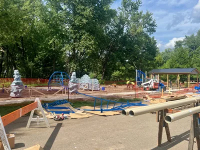 New Point Park playground nears completion